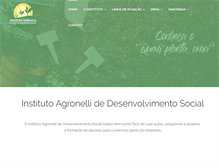 Tablet Screenshot of institutoagronelli.org.br